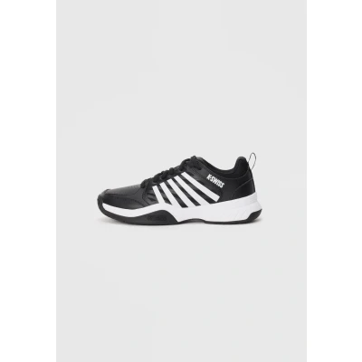 Afbeelding van K SWISS Court Express 2 Tennisschoenen voor alle ondergronden, Heren, Maat: 42.5, Black/white/soft neon green Schoenen