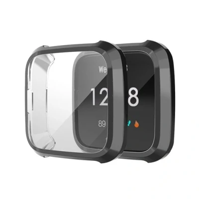 Afbeelding van Fitbit Versa Lite Soft TPU case (volledig beschermd) Zwart