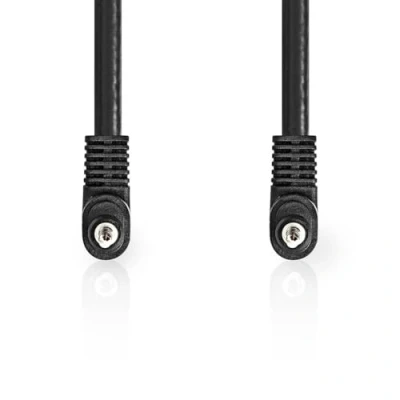 Afbeelding van Nedis Audio Videokabel 3,5 mm Male Vernikkeld 2.00 m Rond PVC Zwart