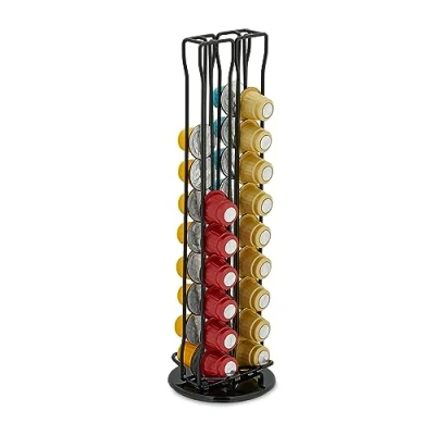 Afbeelding van Relaxdays capsulehouder voor 40 cups compatibel met Nespresso koffiecuphouder metaal