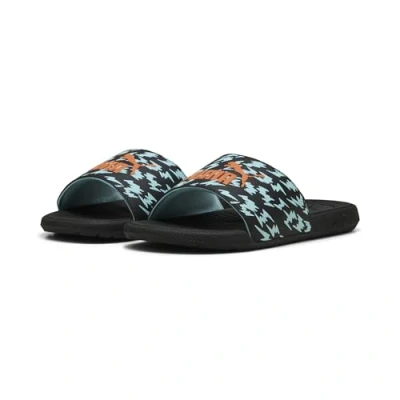 Afbeelding van Puma COOL CAT Poised RACE Badslippers voor kinderen, Maat: 37, Black orange Kunststof