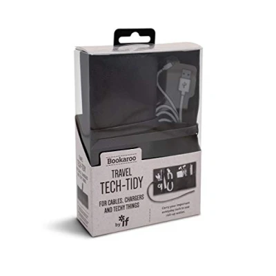 Afbeelding van IF Bookaroo Travel TechTidy, Tech Organiser, Pouch Bag 16 cm,Black