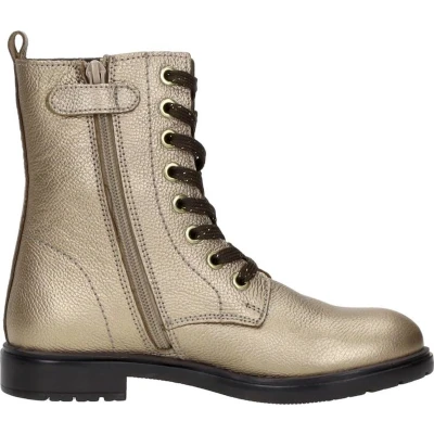Afbeelding van Sub55 Veterschoen hoog Goudkleur Maat 33