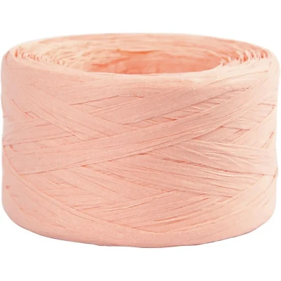 Afbeelding van Creativ company rol raffia papiergaren lichtroze 100m
