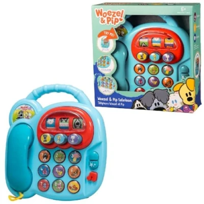 Afbeelding van Woezel En Pip Rubo Toys Telefoon Met Geluid