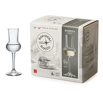 Afbeelding van Bormioli Rocco Riserva 166180 clusterglas, transparant, 80 ml, 6 stuks