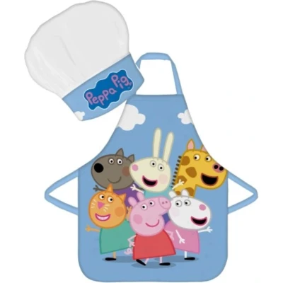 Afbeelding van Peppa Pig Keukenschort voor Kinderen met Koksmuts 5714710013261