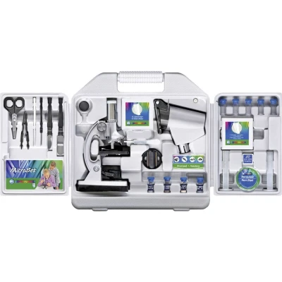 Afbeelding van Bresser Junior Microscoop set 300x 1200x met koffer