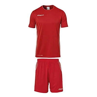 Afbeelding van Uhlsport Score Sporttenue Korte Mouw Heren Rood / Wit Maat: 3XL