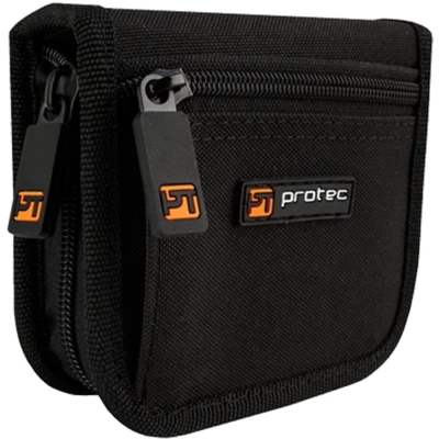 Afbeelding van Protec Tuba Mundstück Etui A212 3 Mundstücke, schwarz Case voor blaasinstrumenten