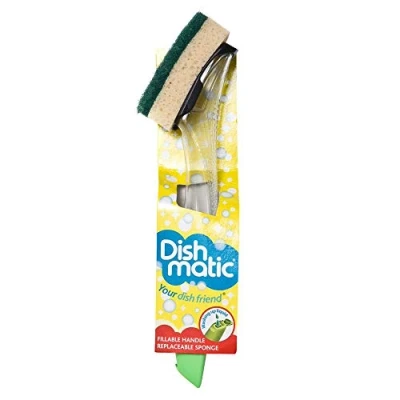 Afbeelding van Dishmatic borstel met extra sterke spons