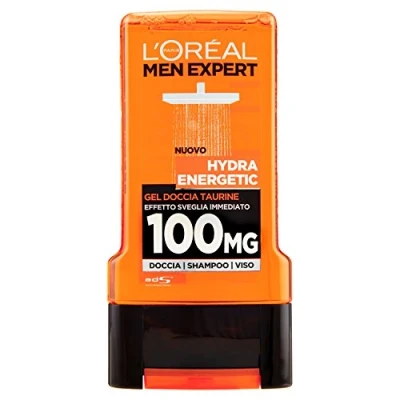 Afbeelding van L&#039;Oréal Paris Men Expert Hydra Energetic Douchegel voor heren, Taurine, Instant Wake effect, 300 ml
