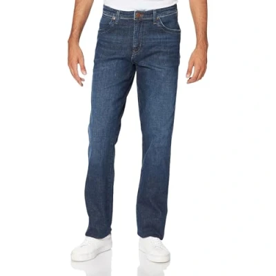 Afbeelding van Wrangler Texas Stretch Straight leg jeans, Heren, Maat: 30x30, Night break