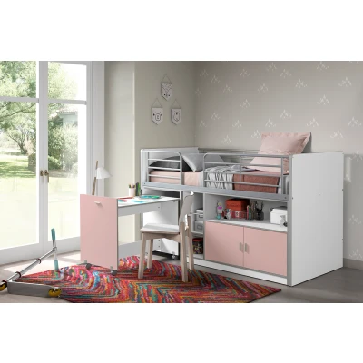 Afbeelding van LUCEVI Bonny 91 Halfhoogslaper 90x200cm Lichtroze