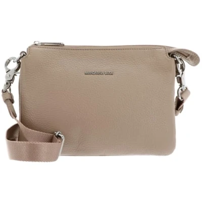 Afbeelding van Mandarina Duck Mellow Leather Schoudertas voor dames, Warm Taupe