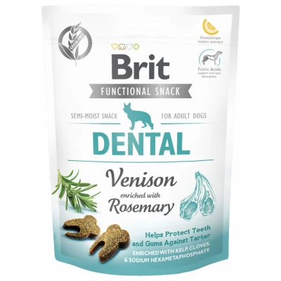 Afbeelding van 3x150g Brit Care Dog Functional Dental Snack Deer Snacks