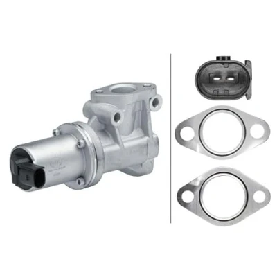 Afbeelding van HELLA 6NU 014 864 561 EGR klep Electrisch met afdichtringen KIA: Picanto I, cee‘d I Estate, HYUNDAI: Getz, i30 Hatchback