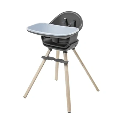 Afbeelding van Maxi Cosi Moa 4 in 1 Meegroeikinderstoel 6 maanden 7 jaar(0 25 kg) Beyond Graphite Peuterkrukje en een Klein Bureau met Stoeltje