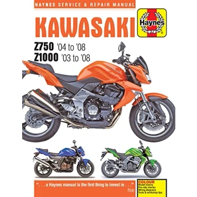 Afbeelding van Kawasaki Z750 &amp; Z1000 (03 08) Haynes Repair Manual