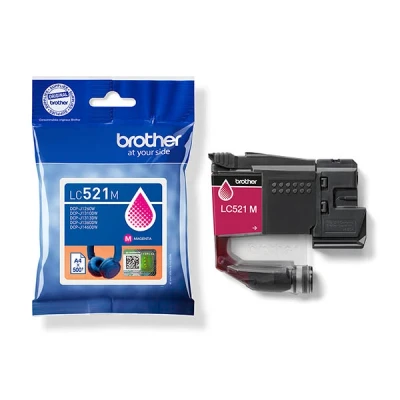 Image de Cartouche d&#039;encre Brother LC521M Magenta
