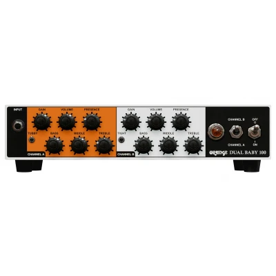 Afbeelding van Orange Dual Baby 100 Transistorversterker top voor elektrische gitaar