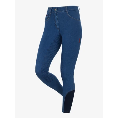 Image de LeMieux Pantalon d&#039;Équitation Dolly Denim Full Grip DenimVendu par Agradi