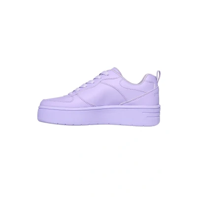 Afbeelding van Skechers Sport Court Color ZONE Sneakers laag voor kinderen, Maat: 28, Lavendel Kunststof