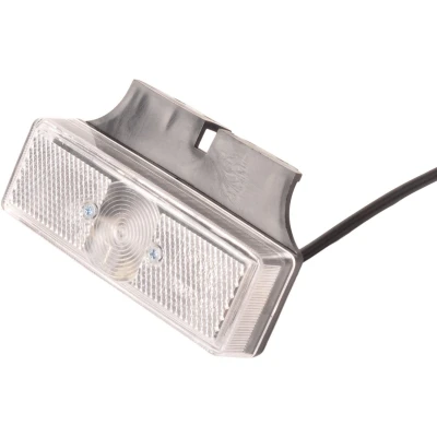 Afbeelding van Breedtelicht Met reflector RADEX serie 903 Wit rubber houder kabel 500mm open eind Breedteverlichting