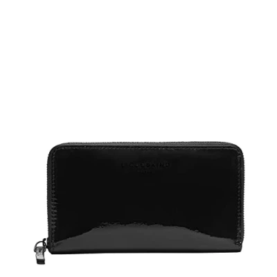 Afbeelding van LIEBESKIND BERLIN Portemonnee Paper Bag Naplack Frieda Wallet Chocolate Plum Donkerbruin