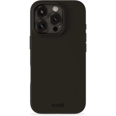 Afbeelding van Holdit Hoesje Geschikt voor iPhone 16 Pro Max Siliconen Silicone Case zwart