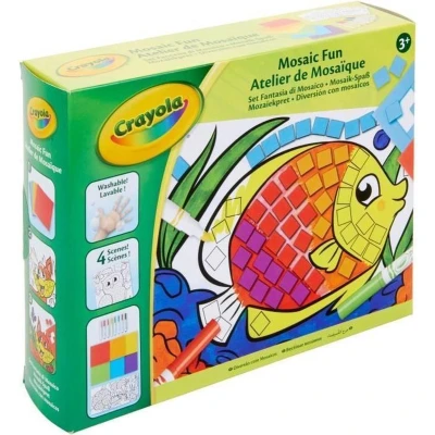 Afbeelding van Crayola Mosaic Fun 4 mozaïekborden incl stiften en foamplaten