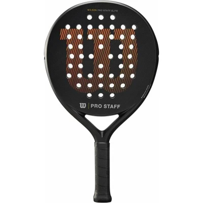 Afbeelding van Wilson Pro Staff V2 Elite Padel Racket Black Red Yellow Zwart