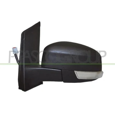 Afbeelding van Buitenspiegel Prasco FD4267304P Premium Links Zwart Electrisch Te verwarmen, Van binnen instelbaar FORD: Focus 2, 2 Limousine