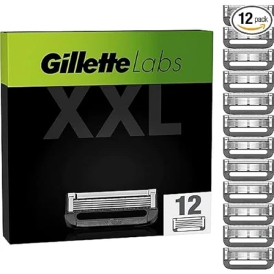 Afbeelding van Gillette Navulmesjes Voor GilletteLabs Exfoliating Bar En Heated Razor 12 Scheermesjes
