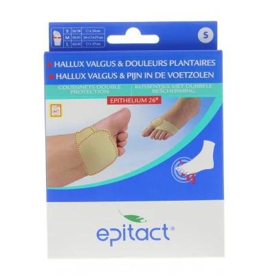 Afbeelding van Epitact Talonnettes Epithelium 26 Hallux Valgus Coussinets double protection