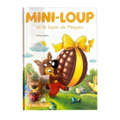 Afbeelding van MINI LOUP LAPIN DE PAQUES AVEC FIGURINE