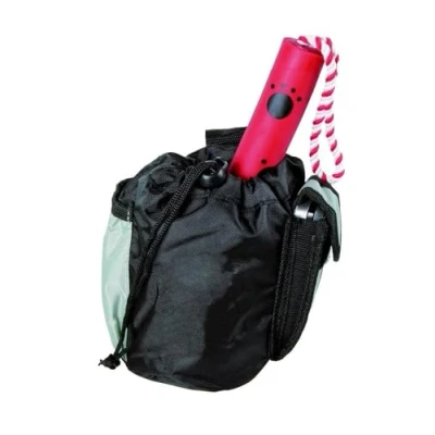 Afbeelding van Trixie Dog Activity Snackzakje Hondensnackzak 10x15 cm Grijs Zwart