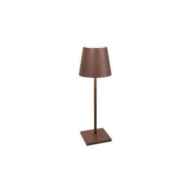 Afbeelding van Zafferano Poldina L Desk acculamp IP54 corten