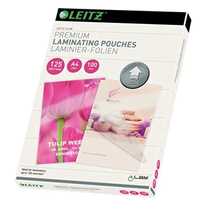 Afbeelding van Leitz Ilam lamineerhoes ft A4, 250 micron (2 x 125 micron), pak van 100 stuks