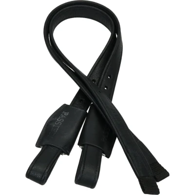 Afbeelding van Passier Stijgbeugelriemen Velvet Touch Mono Zwart 60cm