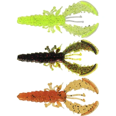 Afbeelding van Westin CreCraw Slim Creaturebait 5.5cm Dark Water Mix 22 (6 Stuks) Shad