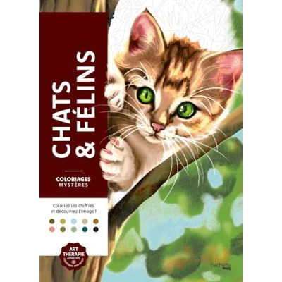 Afbeelding van COLORIAGES MYSTERES CHATS ET FELINS