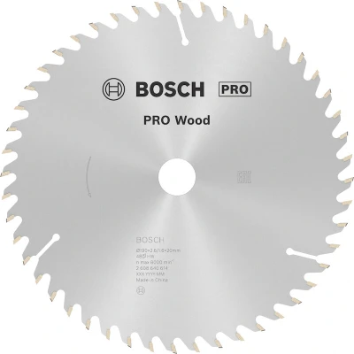 Image de BOSCH 2608640614 Lame de scie circulaire Optiline Wood, 190 x 20/16 2.6 mm, 48T