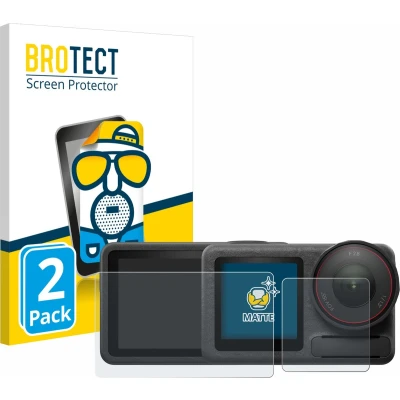 Afbeelding van BROTECT Screenprotector voor DJI Osmo Action 5 Pro Folie Beschermfolie matte (2 Stuks)