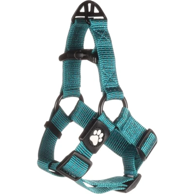 Afbeelding van Flamingo Zorba Step&amp;go Harnas Honden Turquoise S 40 45cm 25mm 1st 134178