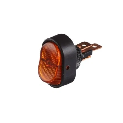 Image de HELLA Interrupteur Commande de basculement Nombre connexions: 3 vissé Relais inverseurs Alésage Ø: 12mm Éclairage l&#039;interrupteur: orange 6EH 007 946 031