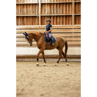 Afbeelding van EKKIA Equitheme Legging d&#039;équitation pour femme Je t &#039;aime Iris Dark Grey