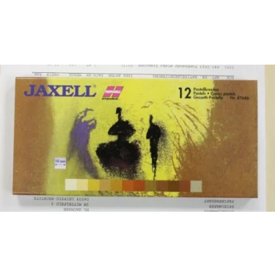 Afbeelding van Honsell Jaxell 47647 Pastel krijt vierkant bruin rijke kleuren voor plat en nauwkeurig werken kunstenaars, hobbyschilders, school, kunstcursussen, opleiding