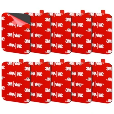 Afbeelding van FIXCHORD 3M VHB 5930 dubbelzijdige kleefpunten, 10 stuks, dubbelzijdig plakband, water en temperatuurbestendig, voor auto, huis actiecamera&#039;s, 50 x mm