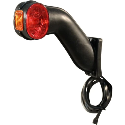 Afbeelding van Contourlamp Aspöck Superpoint II versie Ecopoint Rood / wit oranje links DC kabel 920mm Aspock Contourverlichting (Oranje,Wit)